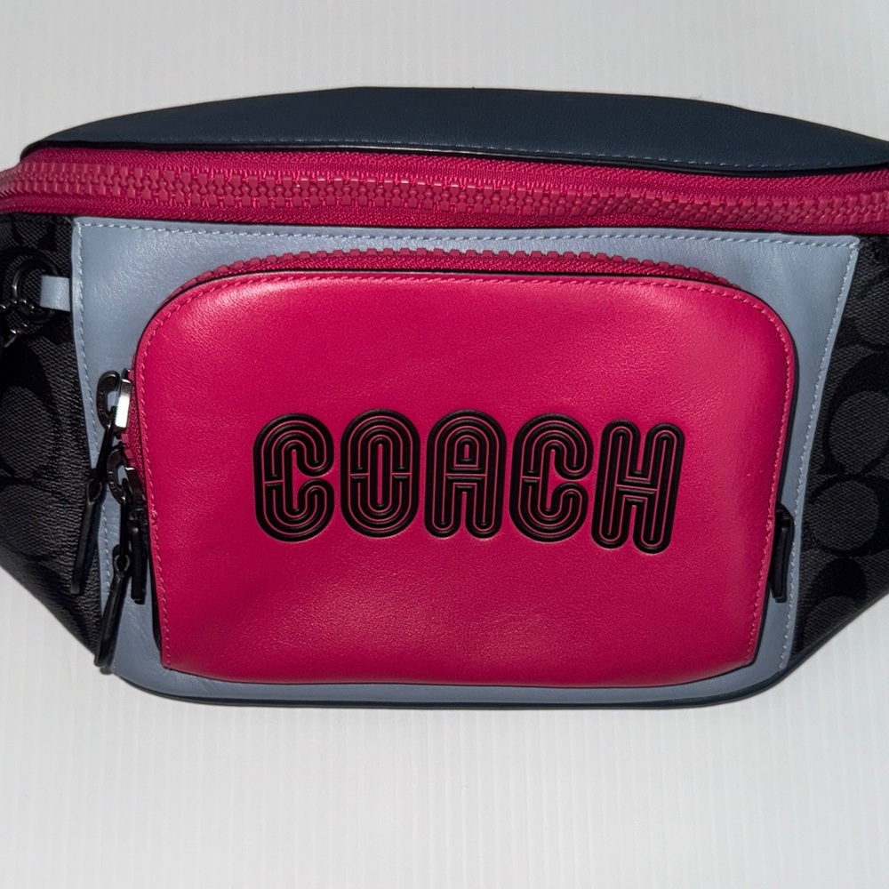 Coach Black and Pink Belt Bag - Picture 2 of 6